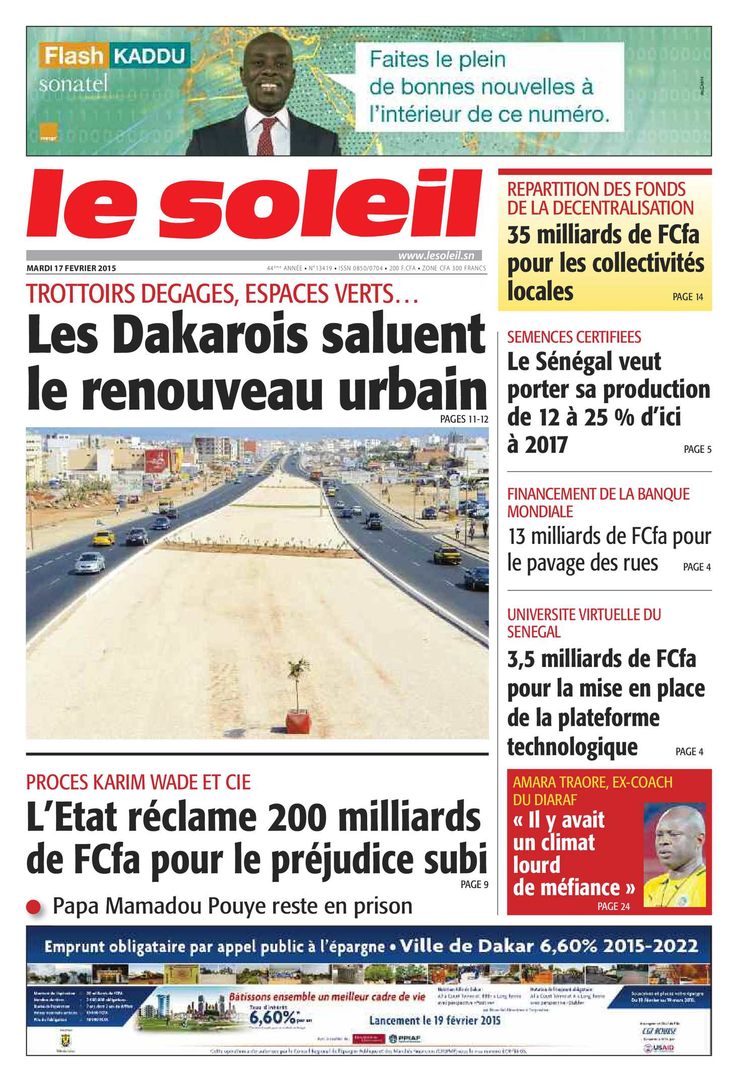 Pour Un Encadrement De La Publicité Extérieure (papa Makha Diao)