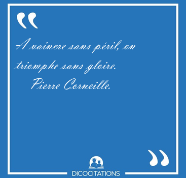 Une Victoire Pour La Gloire