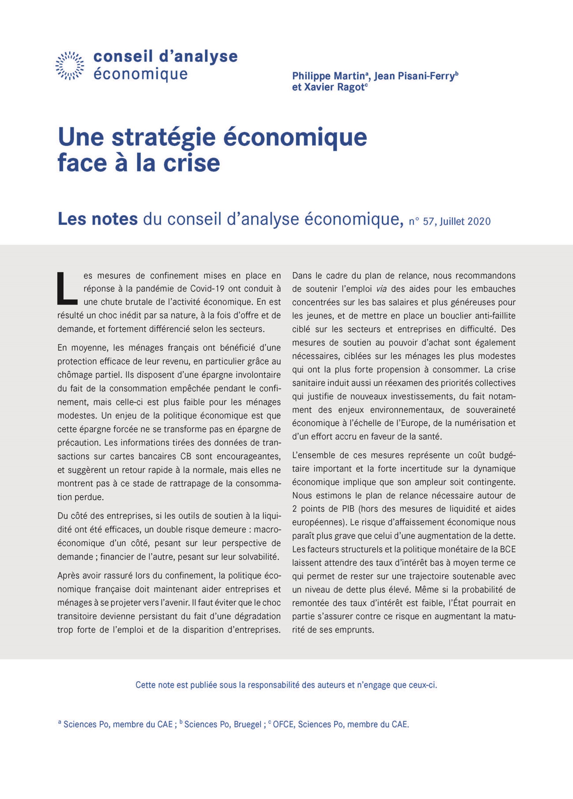 Perspective D’une Possible Cohabitation Politique Sur Fond De Crise Économique Mondiale