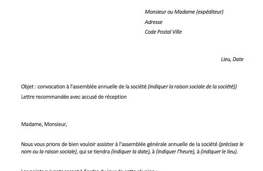 Jour De Convocation…